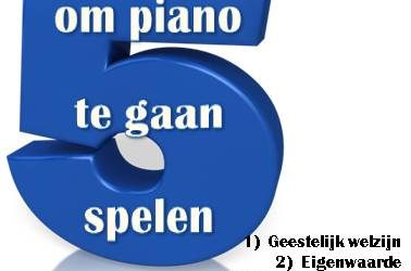 5 redenen om piano te gaan spelen