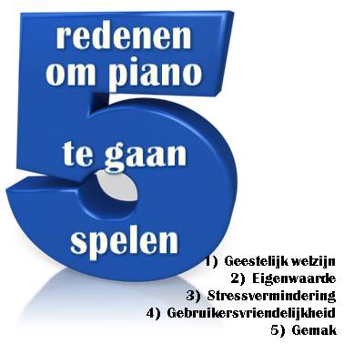 5 redenen om piano te gaan spelen