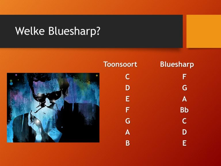 Welke toonsoort moet de bluesharp hebben? Muziekcentrum Schimmel