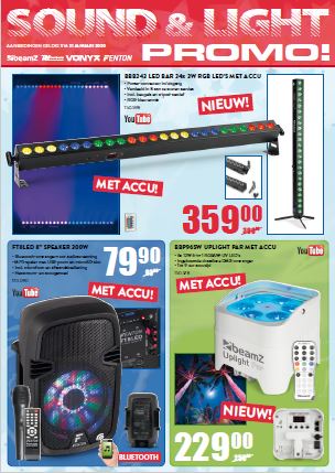 Nieuwe folder Sound&Light
