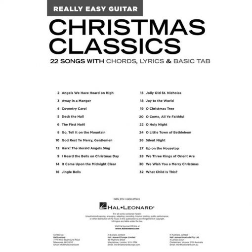 Really Easy Guitar Christmas Classics