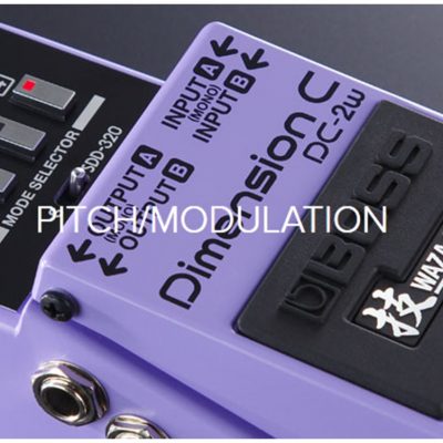 Boss Pitchmodulation pedalen