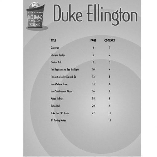 Trumpet Play Along Duke Ellington