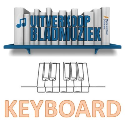 Uitverkoop bladmuziek keyboard