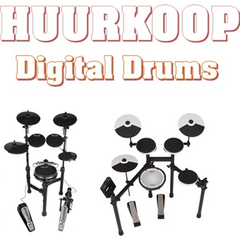 Huurkoop elektrische drumset