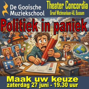 Politiek in paniek - za 27 juni 2026 - 19:30 uur