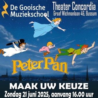 Peter Pan - zo 21 juni 2026 - 16:00 uur