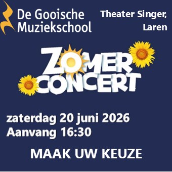 Zomerconcert - za 20 juni 2026 - 16:30 uur